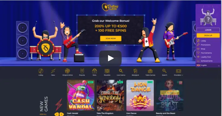 Rolling Slots Casino